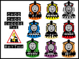 Choo Choo Choose the Rhythm Music Bulletin Board