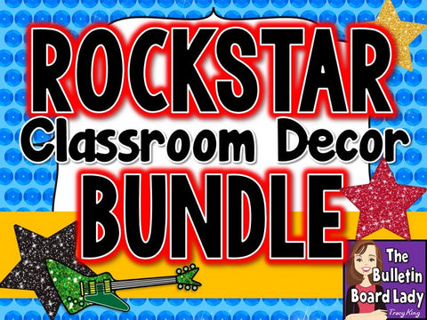 Rock Star Classroom Decor BUNDLE