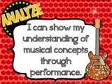 National Music Education Standards – Rock Star Theme