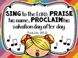 Sing to the Lord Bulletin Board