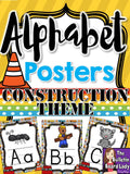 Alphabet Posters Construction Theme
