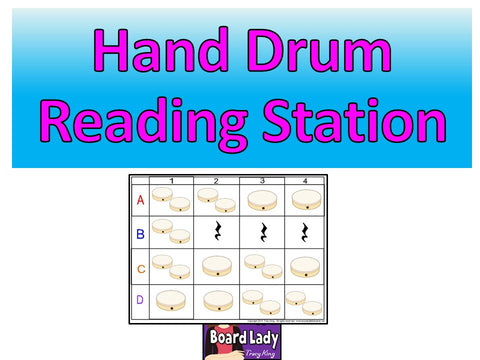 Hand Drum Rhythm Reading Station