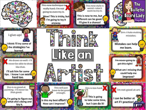 Think Like an Artist Bulletin Board
