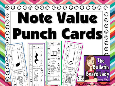 Note Value Punch Cards