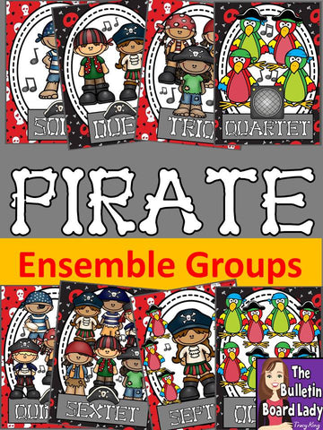 Pirate Ensembles Posters- Solo, Duet, Trio, etc...