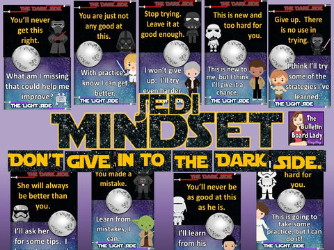 Growth Mindset Bulletin Board Jedi Mindset