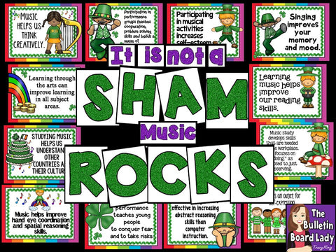 It is not a SHAM. Music ROCKS! Bulletin Board