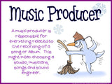 Snow Business Careers in Music Bulletin Board Kit