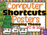 Computer Lab Decor BUNDLE - Camping Theme