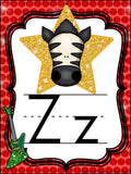 Alphabet Posters Rock Star Theme
