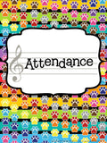Music Teacher Binder – Paw Print Theme