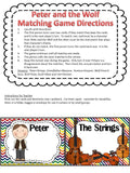 Peter and the Wolf Matching Card Game