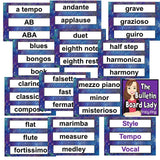 Music Word Wall - Jedi Musicians