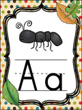 Alphabet Posters Camping Theme