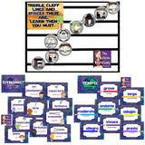 Music Classroom Decor BUNDLE Jedi Musicians