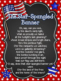 Patriotic Songs Posters and Writing Prompts