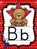 Alphabet Posters Rock Star Theme