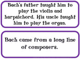 Bach Composer of the Month (October) Bulletin Board Kit