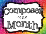 Composer of the Month Saint-Saens -Bulletin Board and Writing Activities