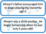 Mozart Composer of the Month (January) Bulletin Board