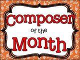 Composer of the Month Copland-Bulletin Board and Writing Activities