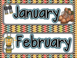 Calendar Set - Camping Theme
