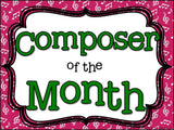 Composer of the Month Tchaikovsky Bulletin Board and Writing Activities