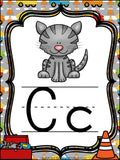 Alphabet Posters Construction Theme