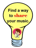 Bright Ideas Music Bulletin Board