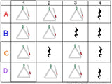 Triangle Rhythm Reading Station