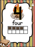 Number Posters Camping Theme