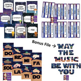 Music Classroom Decor BUNDLE Jedi Musicians