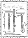 Instrument Coloring Sheets
