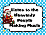 Happy OWLidays Christmas Song Bulletin Board