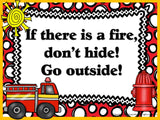Fire Safety Bulletin Board - Don't Get Burned