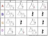Triangle Rhythm Reading Station
