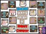 SMORE Ways to Be a Happy Camper Bulletin Board