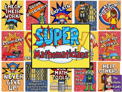 Super Mathematicians Math Bulletin Board