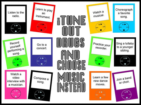 iTune Out Drugs and Choose Music Instead