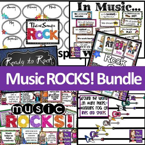 Music ROCKS Decor BUNDLE